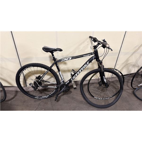 CANNONDALE TRAIL 4 BLACK 27 SPEED FRONT SUSPENSION MOUNTAIN BIKE WITH FULL DISC BRAKES