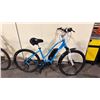 Image 1 : DEL SOL LXI I/O BLUE 9 SPEED FRONT SUSPENSION ELECTRIC BIKE WITH FULL DISC BRAKES *NO KEYS, NO