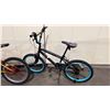 Image 3 : BLACK HUFFY BMX BIKE & YELLOW/RED BMX *WHEEL BENT, NEEDS REPAIR*