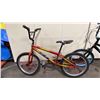 Image 4 : BLACK HUFFY BMX BIKE & YELLOW/RED BMX *WHEEL BENT, NEEDS REPAIR*