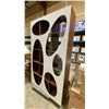 Image 1 : MODERN DARK WOOD & WHITE SHELVING UNIT/BOOKCASE