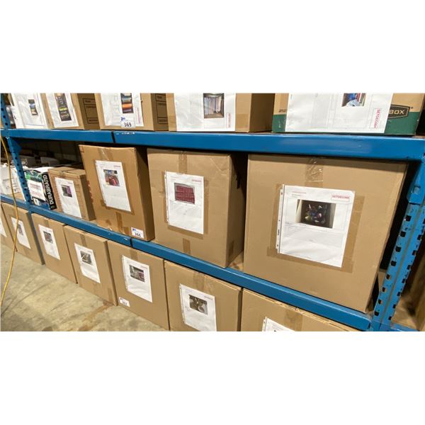 SHELF OF ASSORTED PAINTS, GAMES & BOOKS