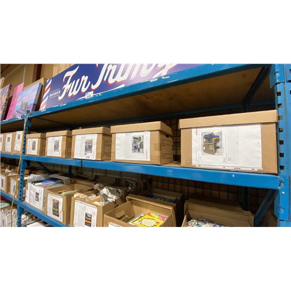 SHELF OF ASSORTED CRAFT PRODUCTS