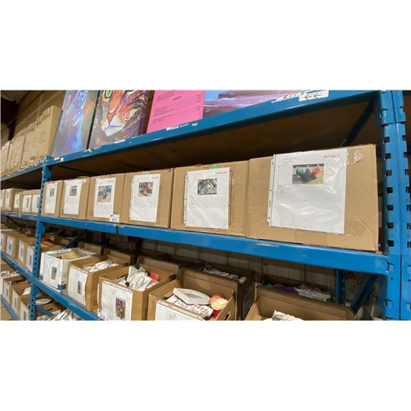 SHELF OF ASSORTED CRAFT PRODUCTS