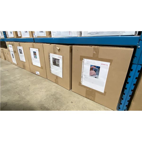 SHELF OF ASSORTED BAGS, BLANKETS, PORTABLE STEREO & DECOR ITEMS