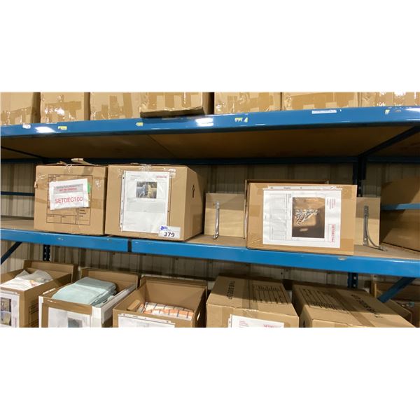 SHELF OF ASSORTED DECORATIVE SHELVING