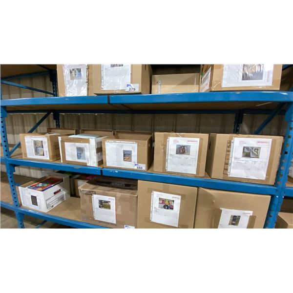 SHELF OF ASSORTED LINENS & DRAPERY