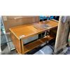 Image 2 : WOODEN DROP SIDE VINTAGE STYLE WORK TABLE