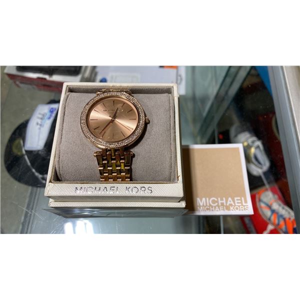 MICHAEL KORS MK3192 DARCI THREE-HAND ROSE GOLD-TONE WOMEN'S WATCH