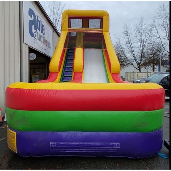 NINJA JUMP 21' COMMERCIAL RECREATIONAL INFLATABLE DRY SLIDE-BB1574 WITH BLOWER