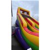 Image 2 : NINJA JUMP 21' COMMERCIAL RECREATIONAL INFLATABLE DRY SLIDE-BB1574 WITH BLOWER