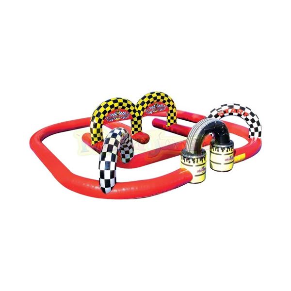 NINJA JUMP COMMERCIAL RECREATIONAL INFLATABLE MEGA RALLY-BB1755 WITH BLOWER