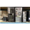 Image 5 : 2- COOLERMASTER COMPUTER TOWERS & 1- LENOVO AMDA4 COMPUTER TOWER WITH ASSORTED CABLES & SPEAKERS,