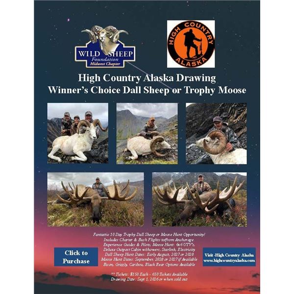 High Country Alaska Drawing