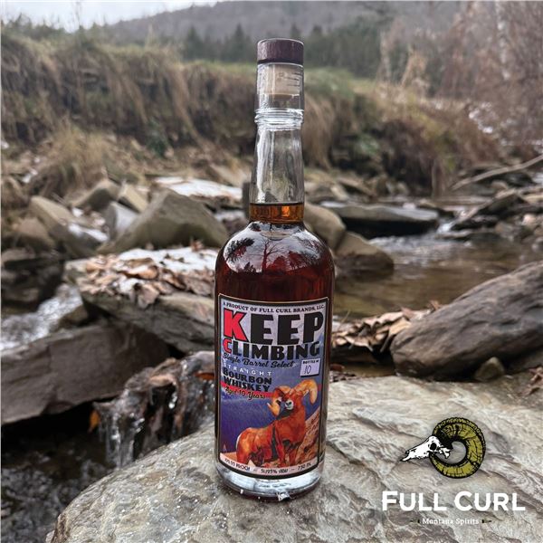 Full Curl Whiskey - Keep Climbing, Single Barrel 10 yr Aged