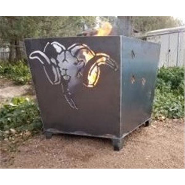 Metal Artwork Firepit By Scott Kelly