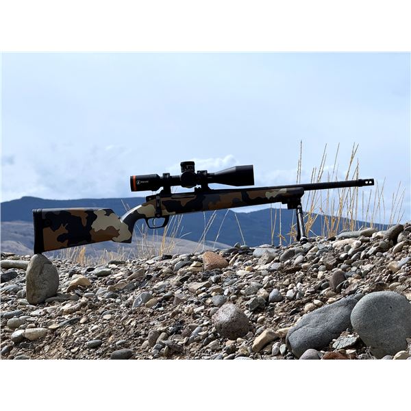 Gunwerks Magnus MTX Rifle System in 6.5 PRC includes hard case and ammunition