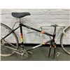 Image 2 : Supercycle Bicycle, Black Frame w Orange and Yellow Stripes