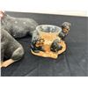 Image 5 : Lot of 5 Rottweiler Sandicast Figurines