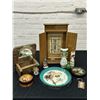 Image 1 : Assorted East Asian Collectibles, Vases, Shrine, Containers, Shell Wall Art, etc