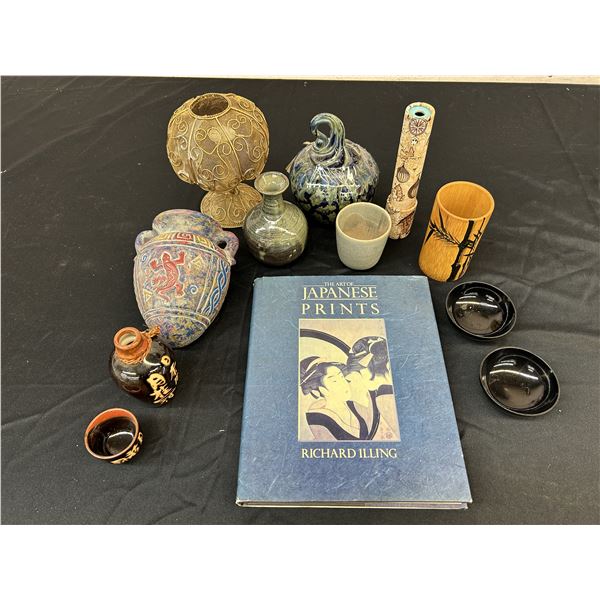 East Asian Decorative Pottery, Cups, Japanese Prints Hardcover Book, Jugs, Etc