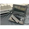 Image 2 : Lot of 3 DVD Player, VCR/ VHS Player and Portable DVD Player (no power cable)