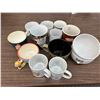 Image 1 : Lot of 11 Assorted Mugs, 2 Bowls