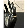 Image 2 : 10-14k Gold Tested Yellow Gold Band, Ladies Ring Size 8 approx 1.7grams