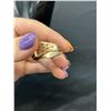 Image 6 : 10k Gold Men's Dinner Ring approx 7.9 grams total weight with Natural Cut Blood Stone Size 12