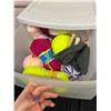 Image 3 : Plastic Storage Cart of Yarn, 3 drawers 25" x 12" x 13"