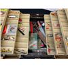 Image 4 : Large Lot of Fishing Items, Tackle Boxes, Lures, Knifes etc