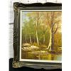 Image 2 : Vintage Ornately Framed Landscape Painting 55" x 32"