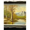 Image 3 : Vintage Ornately Framed Landscape Painting 55" x 32"