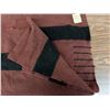 Image 2 : Vintage Hudson Bay 6-Stripe Brown and Black Blanket, 100% Wool