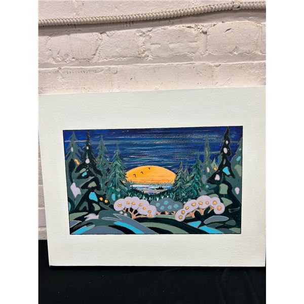 Original Canvas Painting Artwork by Lillian Austin 2010 "Magical World"