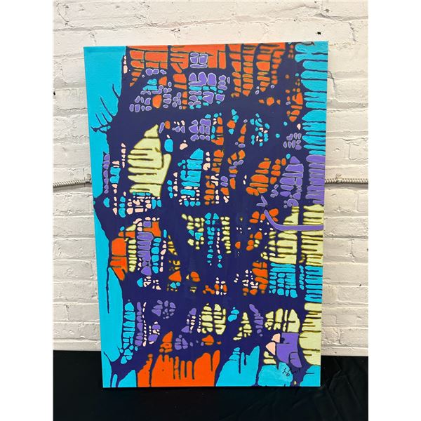 Original Lillian Austin "Naotka Sound No 1" Canvas Painting