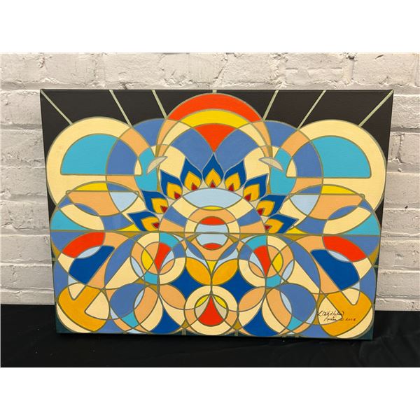 "Prairie Sunrise" Original Canvas Painting by Lillian Austin 2008