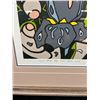 Image 2 : Framed 1/1 Art Print Signed and Numbered by Lillian Austin "...and then the iris took root"
