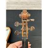 Image 7 : Vintage Wooden Violin with Case (unmarked, missing bridge, as is)
