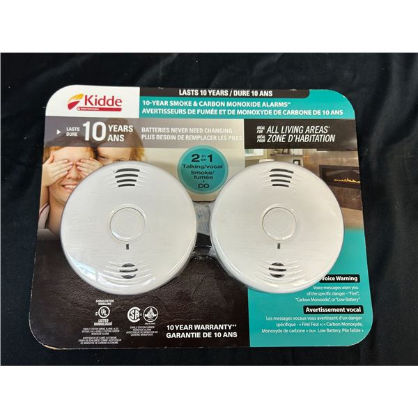 10 Year Smoke & Carbon Monoxide Alarms NEW