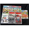 Image 1 : Lot of 7 Nintendo Wii Games Super Mario, Mario Party, Mario Kart, The Beatles, Guitar Hero, Etc