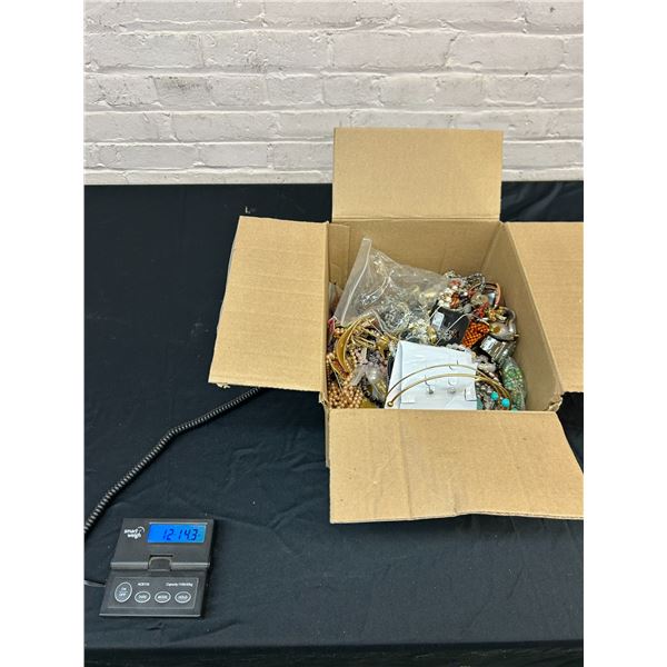 12lbs of Costume Jewelry unsorted
