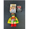 Image 1 : Lot of 3 LEGO Batman Robin Clock, Funko Pop #11 Hulk Hogan, Mickey Mouse