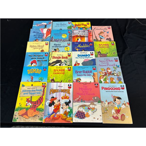 Walt Disney The Wonderful World of Reading Vintage Books