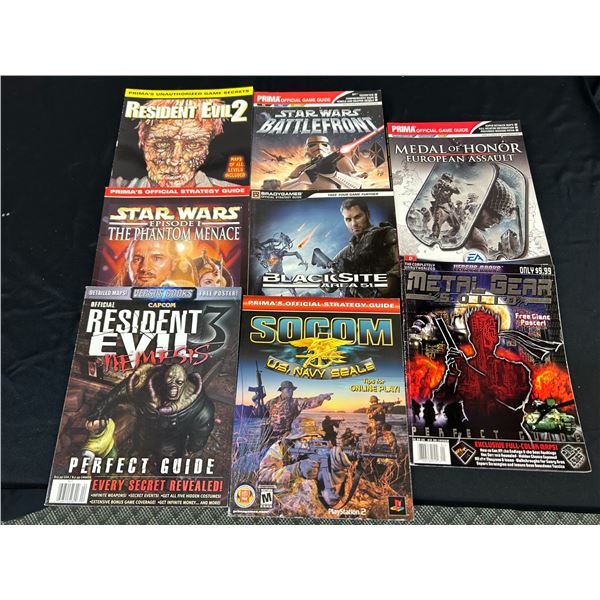 Lot of 8 PRIMA  Strategy Guides, Video Game Guides
