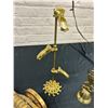 Image 3 : Lot of 3 Brass Items Cannon Hand Note Holder and Bell