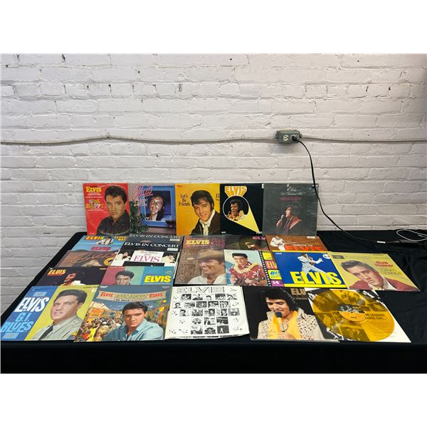 Lot of 24 Elvis Presley Vinyl Records LPs