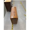 Image 2 : Mid Century Modern Drop Leaf Hide A Way Table on Wheels