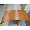 Image 3 : Mid Century Modern Drop Leaf Hide A Way Table on Wheels