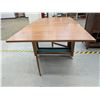 Image 4 : Mid Century Modern Drop Leaf Hide A Way Table on Wheels